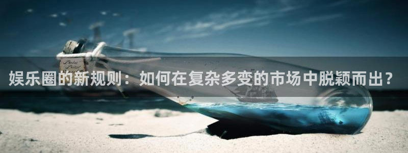杏宇代理：娱乐圈的新规则：如何在复杂多变的市场中脱颖而出？